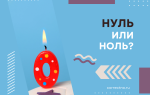 Ноль или нуль?