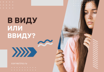 Ввиду или в виду: как правильно пишется слово?