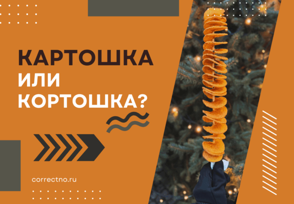 Картошка или кортошка: как правильно пишется слово?