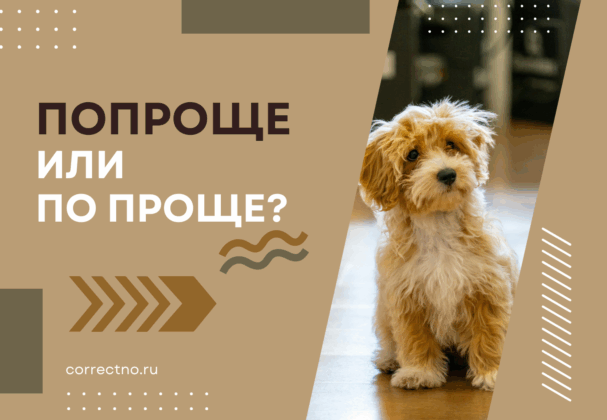 Попроще или по проще: как правильно пишется слово?