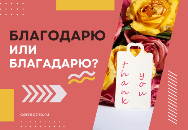 Благодарю или благадарю: как правильно пишется слово?